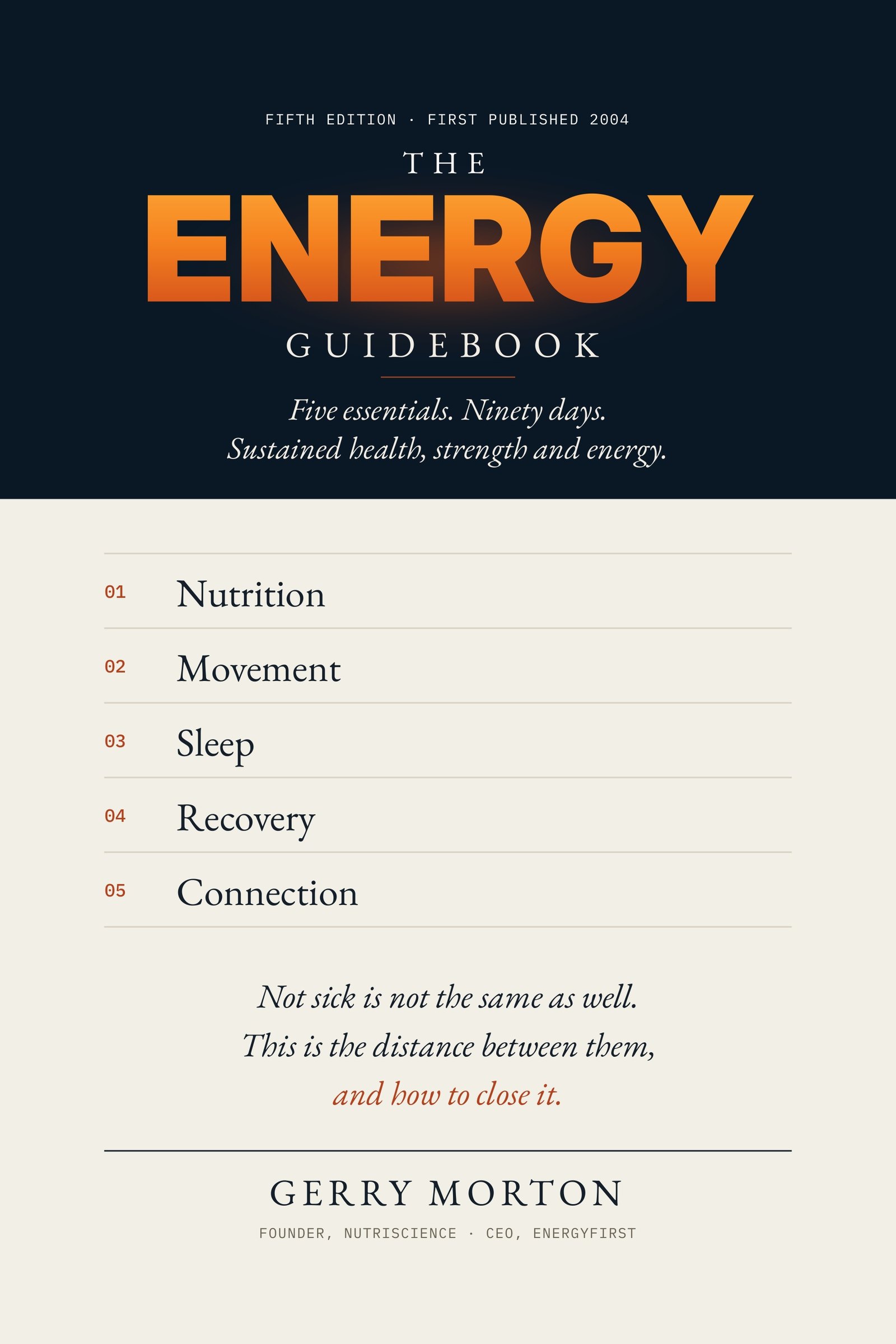 The Energy Guidebook, fifth edition, by Gerry Morton